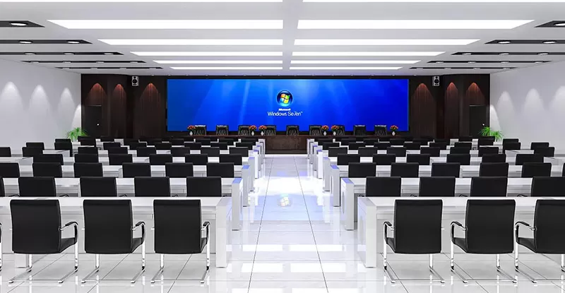 large conference room dispaly